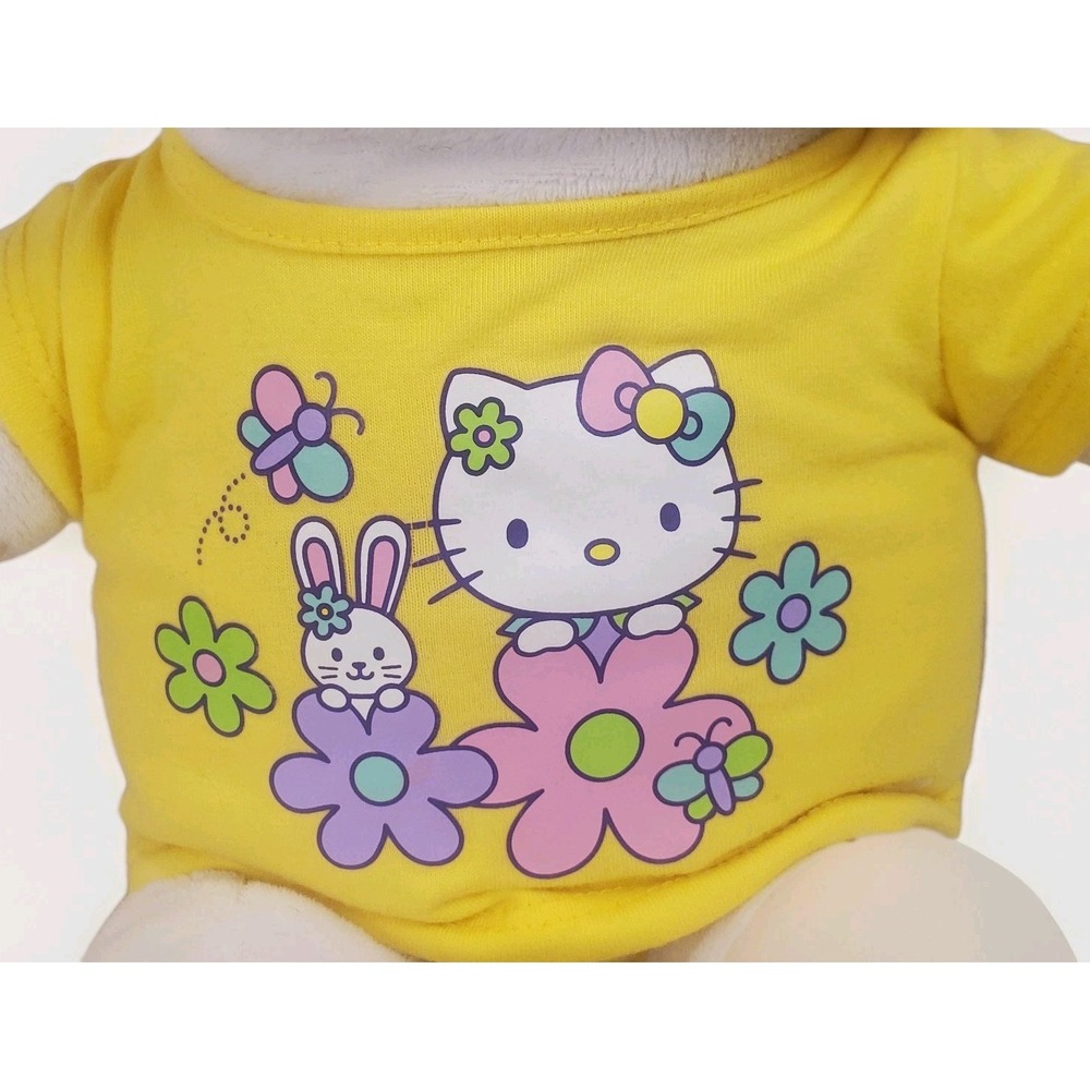 Hello Kitty 18" Build a Bear Sanrio Spring Gingham Plush with Top "Meows" - Picture 4 of 9